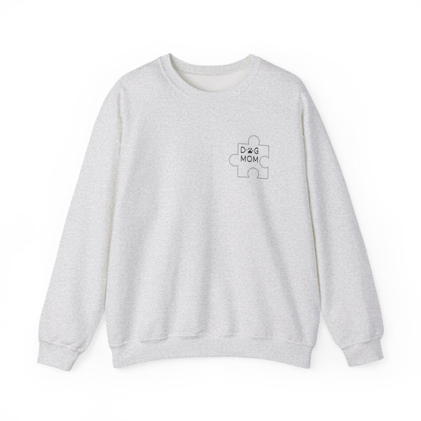 Dog Mom Puzzle Piece Crewneck
