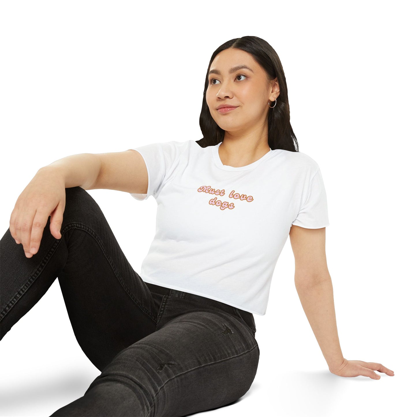 Must Love Dogs Crop Top