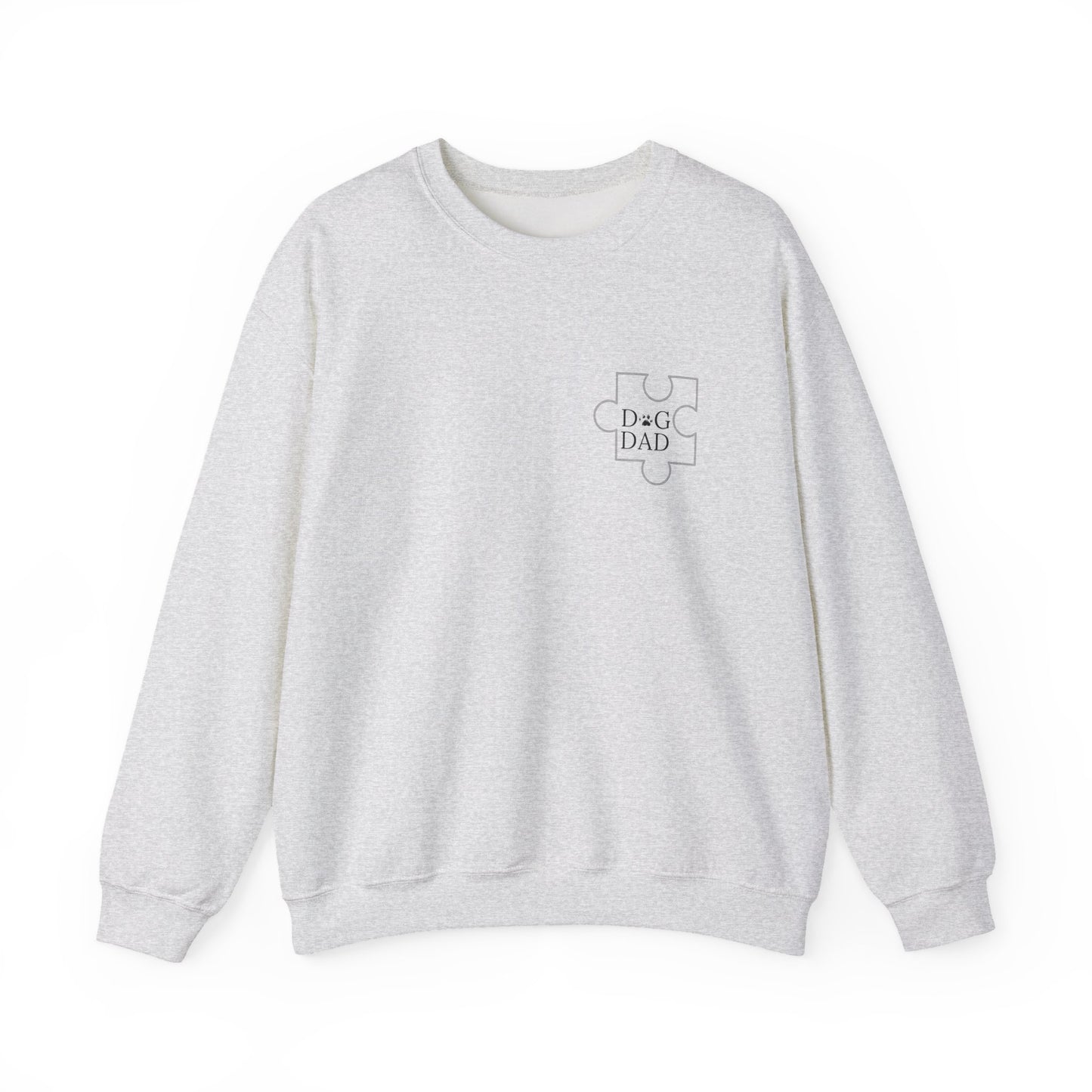 Dog Dad Puzzle Piece Crewneck