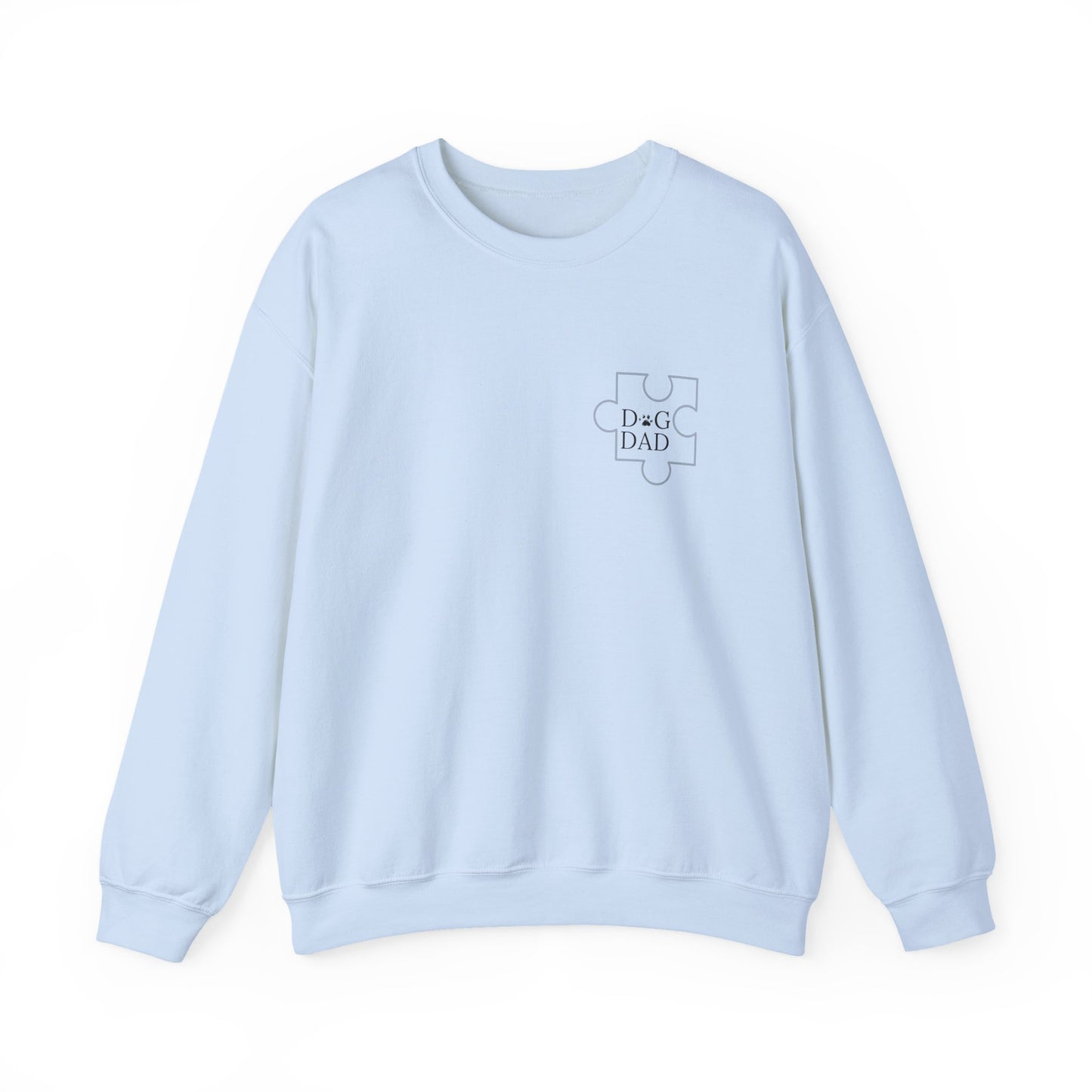 Dog Dad Puzzle Piece Crewneck