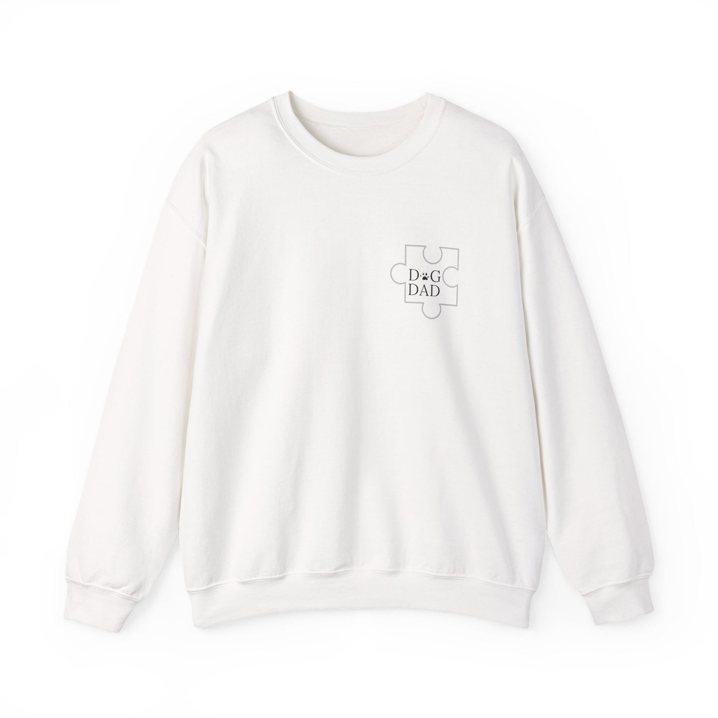 Dog Dad Puzzle Piece Crewneck