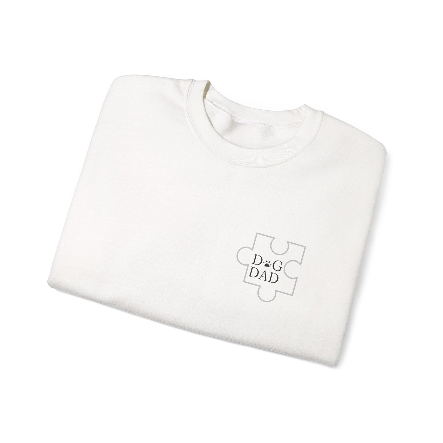 Dog Dad Puzzle Piece Crewneck