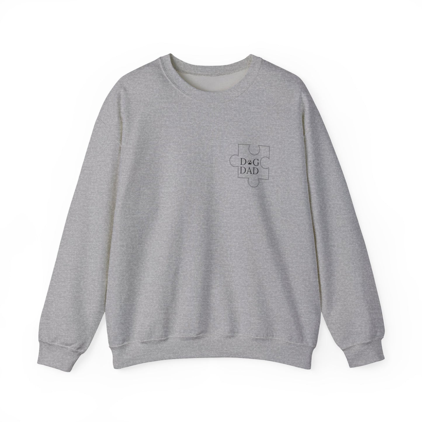 Dog Dad Puzzle Piece Crewneck