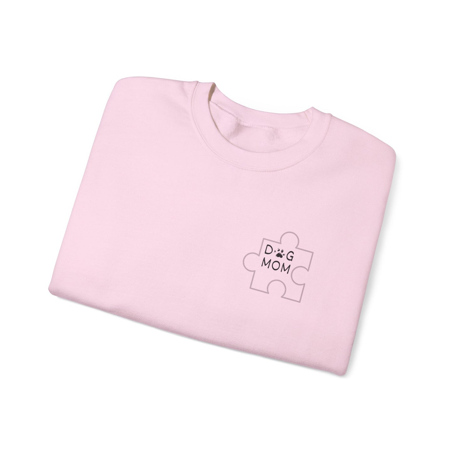 Dog Mom Puzzle Piece Crewneck