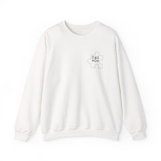 Dog Mom Puzzle Piece Crewneck