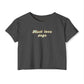 Must Love Dogs Crop Top