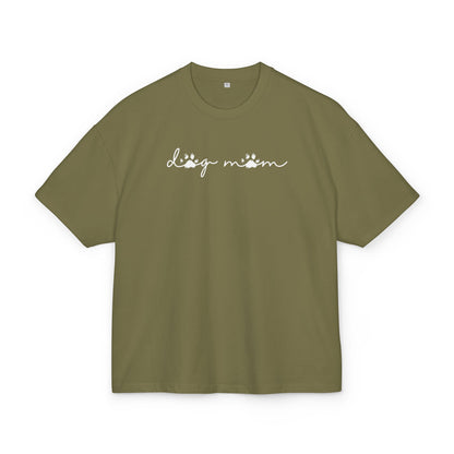 Dog Mom Cursive - Oversized
