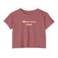 Must Love Dogs Crop Top