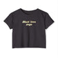 Must Love Dogs Crop Top